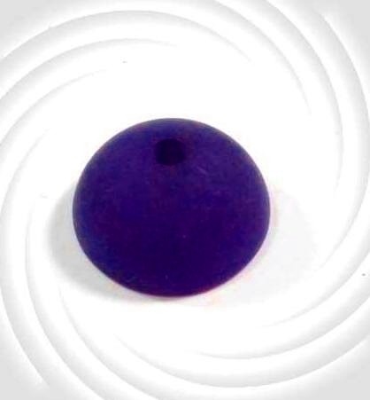 Polaris half bead 16x8 mm – dark purple