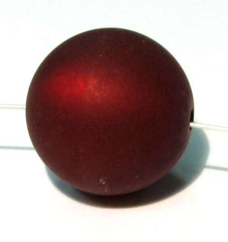 Polarisbead 8 mm bordeaux – small hole