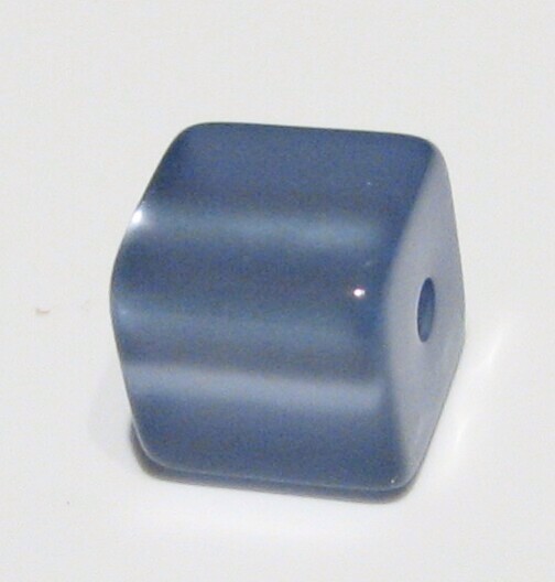 Polariswürfel 8mm montana glänzend - Kleinloch