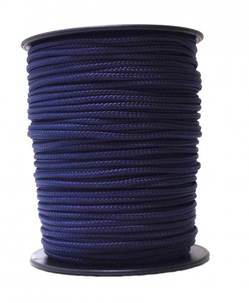 Sail rope – PP tape – 2 mm night blue – 1 meter