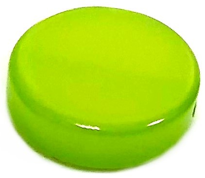 Polaris Coin 12 mm green – glossy