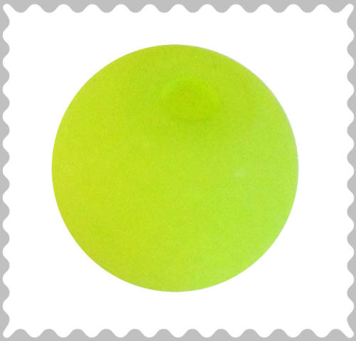 Polarisperle apfelgrün 16 mm - Großloch