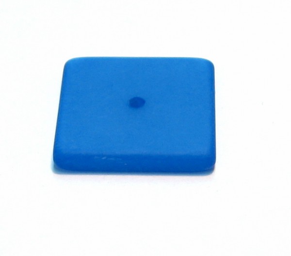 Polaris Scheibe 16mm - eckig - blau