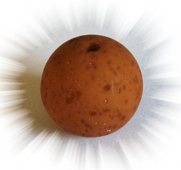 Polaris Gala sweet bead 14 mm red-brown small hole