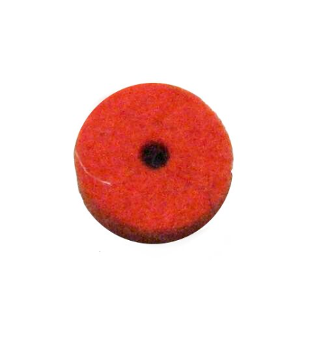 Felt disc orange – 10x5mm