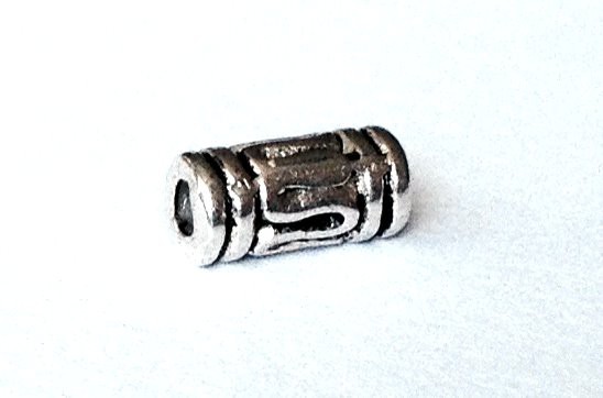 Tube 6,5x3,5 mm – hole 1,2 mm – color: Antique silver