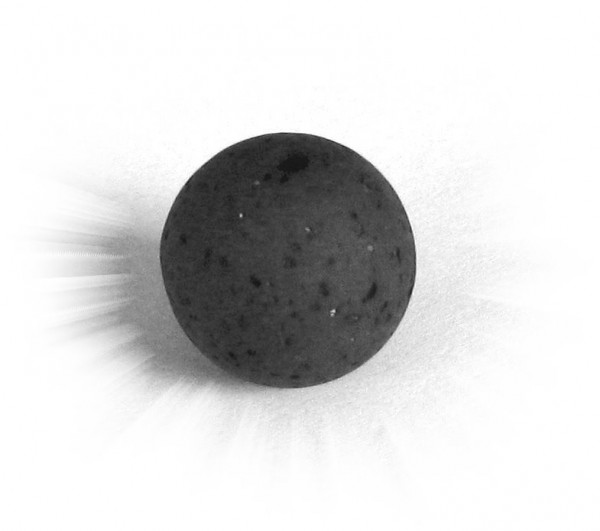 Polaris Gala sweet Perle 8mm schwarz - Kleinloch