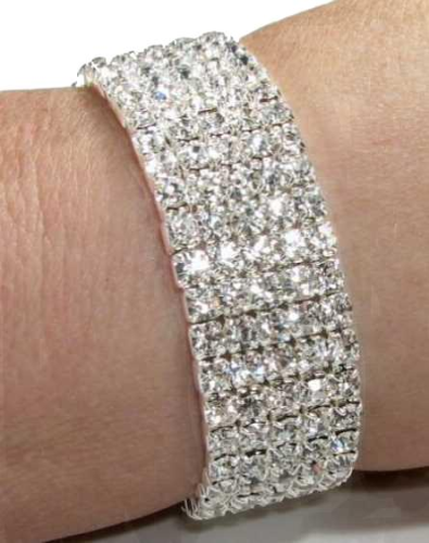 Crystal bracelet 5-row
