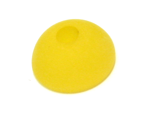 Polaris Halbperle 10x5mm - gelb