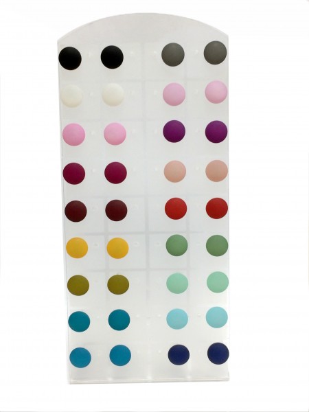 5 Paar Polaris Ohrstecker 8 Mm Auf Blume – Viele Farben, Stift Aus Chirurgenstahl