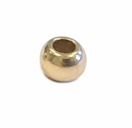 bead 6 mm – Large hole – Color: Gold – 1 pcs.