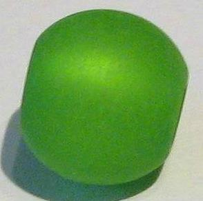 Polarisperle grün 10mm - Großloch
