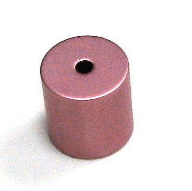 Aluminium cylinder/tube anodised 10x10 mm – anodised light-pink