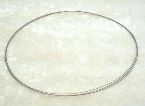 Necklace 3-row, 50 cm in silver. (steel natural)