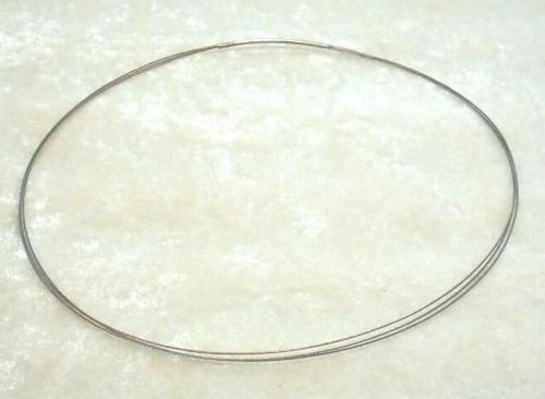 Collier 3-reihig , 50cm in silberf. (Stahl natur)