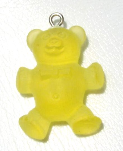 Bear – pendant – yellow