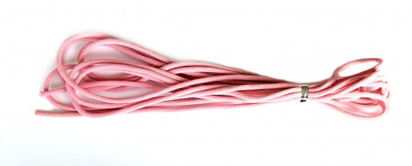 Nylon strap elastic 3mm thick - rose - length 1 meter