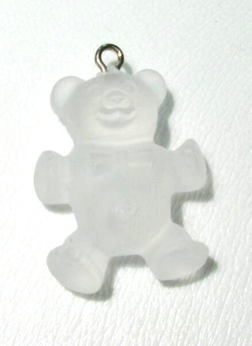Bear – pendant – white