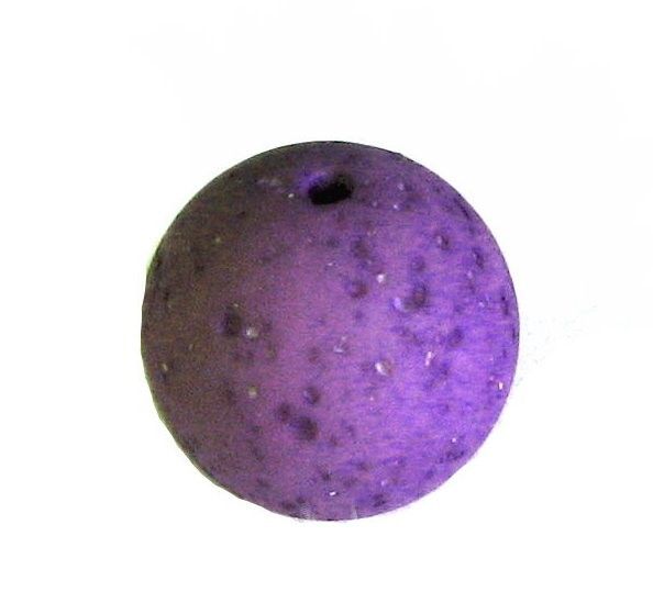 Polaris Gala sweet bead 20 mm dark purple – small hole