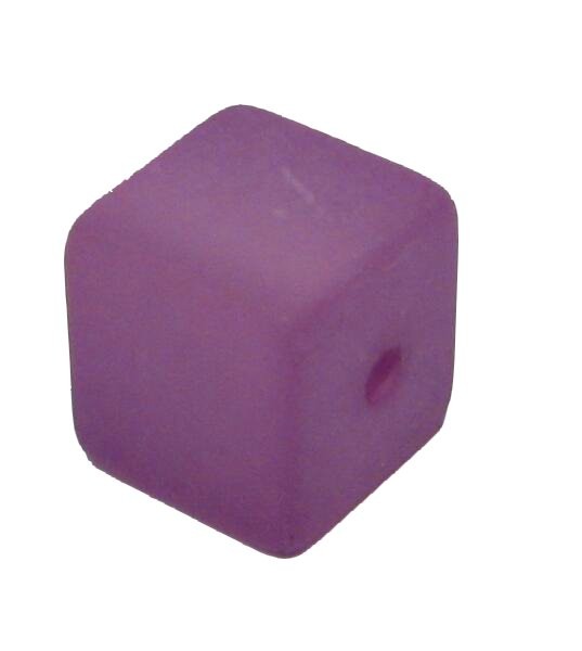 Polaris cube 8 mm light purple – small hole - 73 pieces