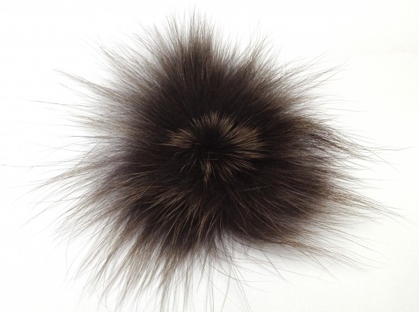 Fur cabochon approx. 65-85 mm – brown