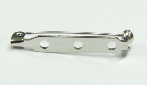 Broschen-Nadel 33mm - Farbe: platin
