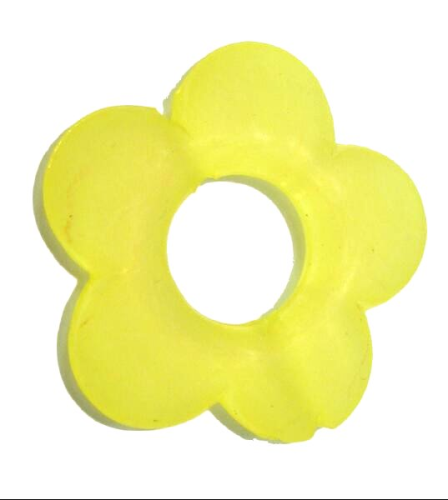 Flower – pendant yellow – 33 mm