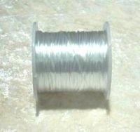 Rubber litz rubber band transparent 0.6 mm – 1 meter