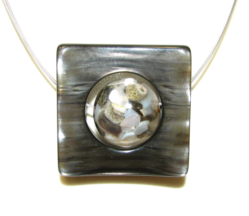 Creative pendant – frame- mother of bead koron