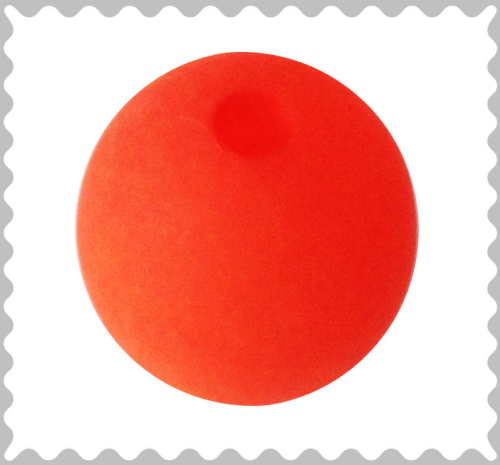 Polarisbead orange 16 mm – Large hole