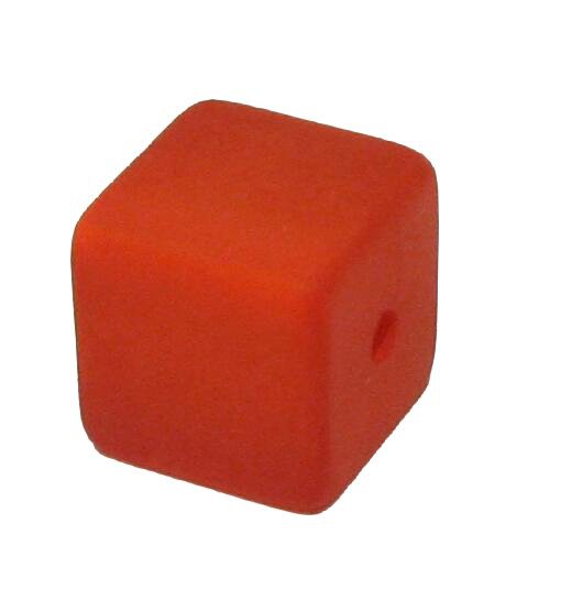 Polaris cube 6 mm orange – small hole