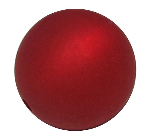 Polarisperle 20mm rubin - Kleinloch