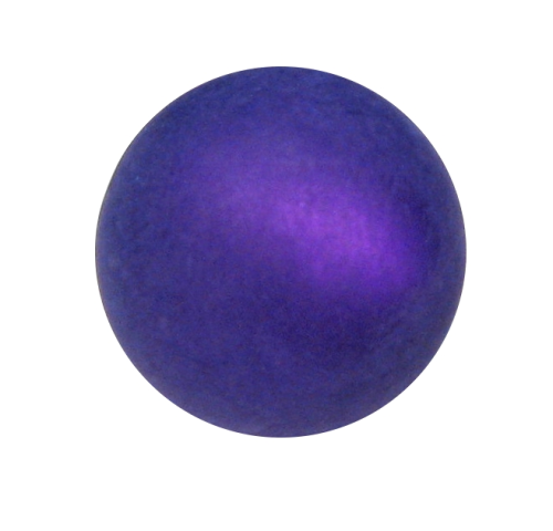 Polarisperle purple 10 mm - Großloch