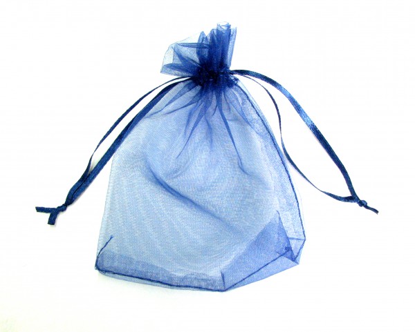 Organza bag – Jewelry packaging 13x10 cm blue