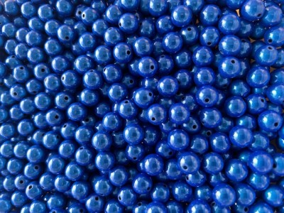 Miracle Beads blau - Perlen 10mm - 50 Gramm ca. 90 Stück