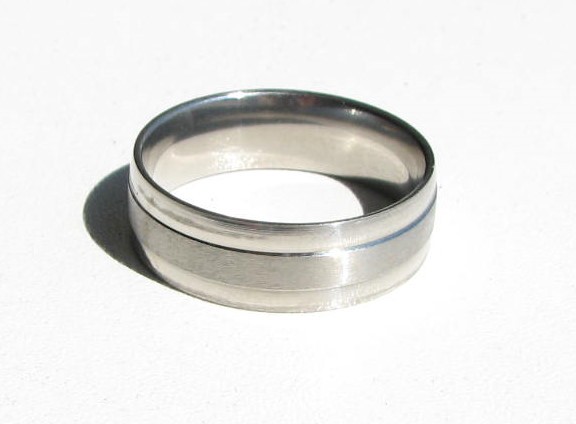 Stainless steel ring - band ring - various sizes
