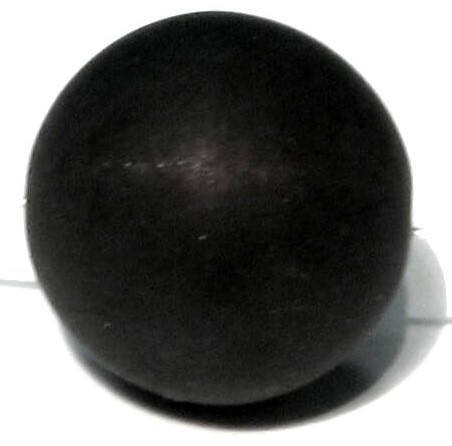 Polaris bead 20 mm black – small hole