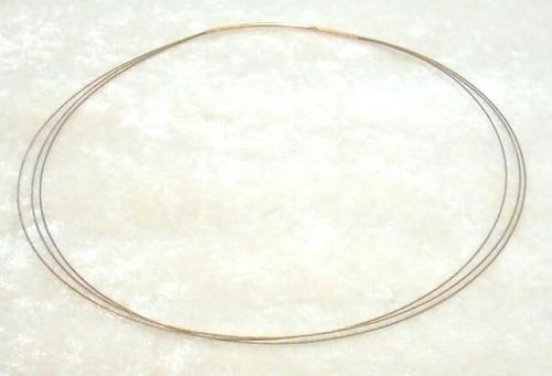 Collier 3-reihig , 40cm in goldf.