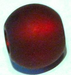 Polarisperle bordeaux rot 10mm - Großloch
