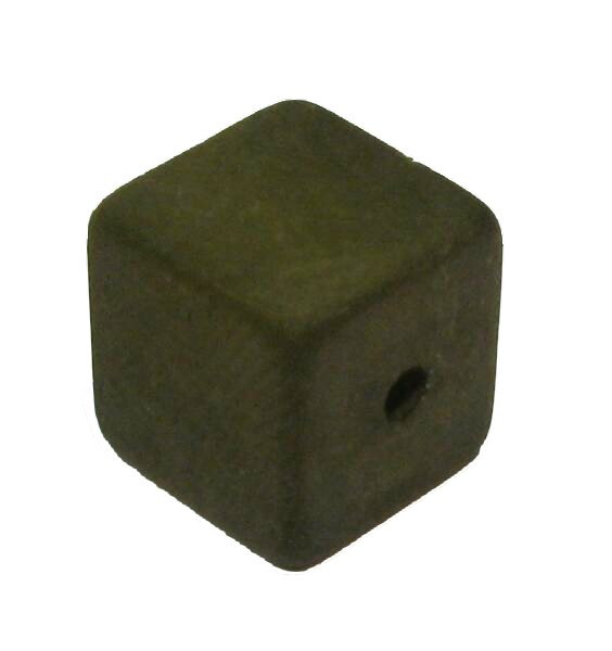 Polaris cube 6 mm olive – small hole