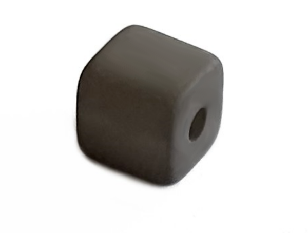 Polaris cube 8 mm anthracite – small hole