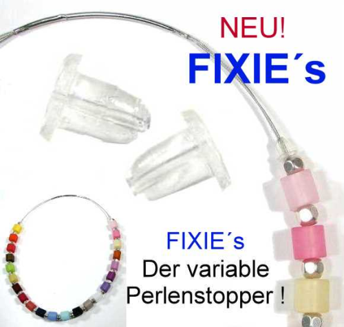 FIXIE`s - Perlenstopper für Colliers - 2 Stück ( ein Paar)