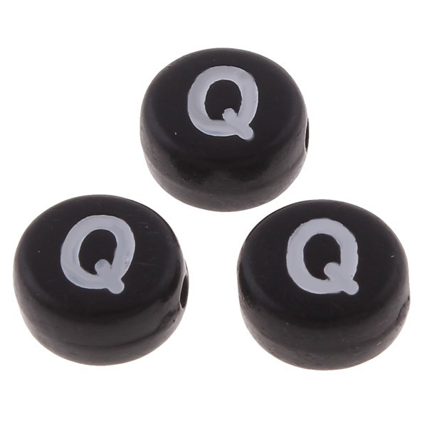 Letter bead Q – 7x4 mm – 1 pcs.