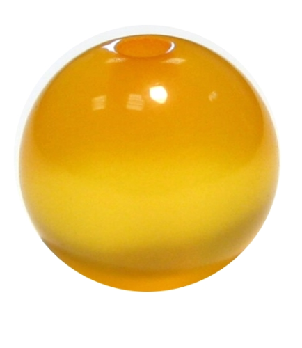Polarisbead 10 mm saffron glossy – small hole