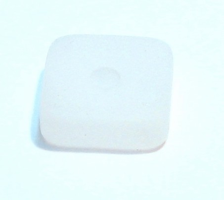 Polaris disc 8 mm – angular – white