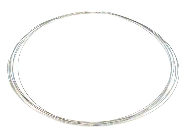 Stahlseil Colliers - Premium Qualität 0,5mm flexibel - mit Steckverschluss