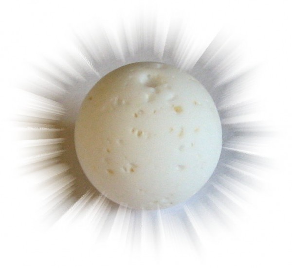 Polaris Gala sweet bead 8 mm white – small hole