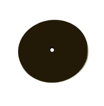Polaris disc 16 mm – round – dark brown