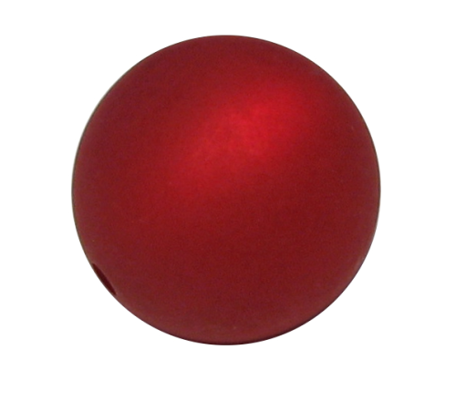 Polaris bead 14 mm ruby – small hole