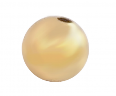 Perle gold glänzend - messing - in 8mm, 10mm, 12mm und 14mm bestellbar